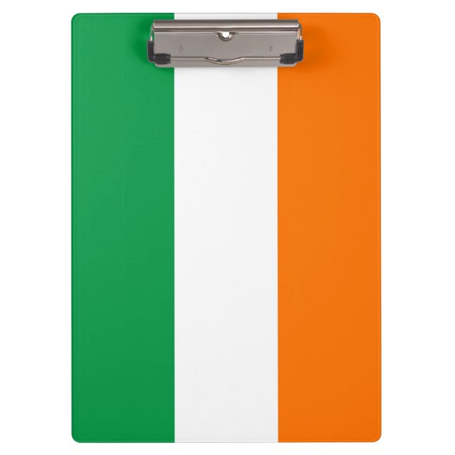 Porte-bloc Porte - bloc patriotique avec drapeau d'Irlande (Devant)