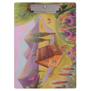 Porte-bloc porte - bloc paysage mignon