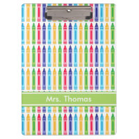 Porte - bloc personnalisé Crayon multicolore