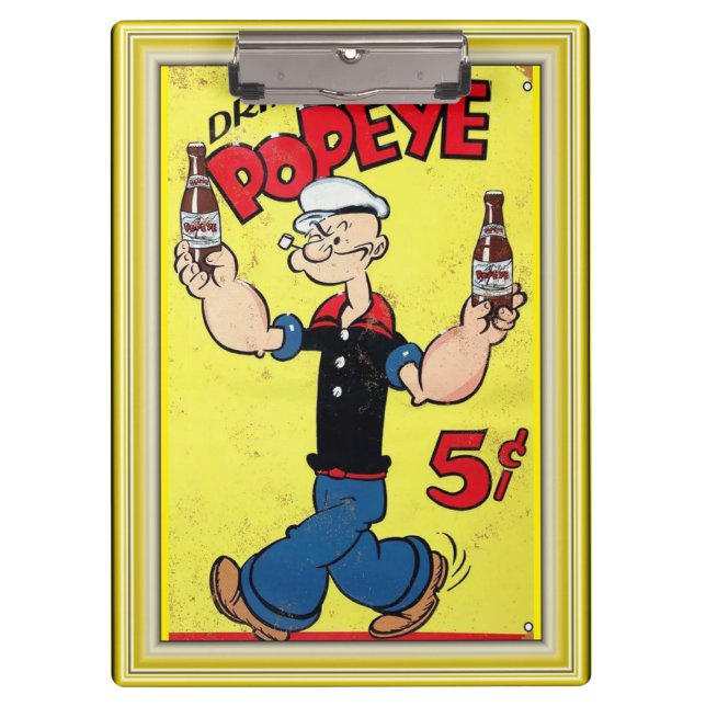 Porte-bloc Porte - bloc Popeye (Devant)
