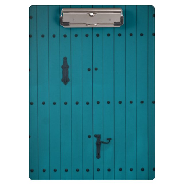 Porte-bloc Porte côtière bleue de Costa Brava Espagne (Devant)