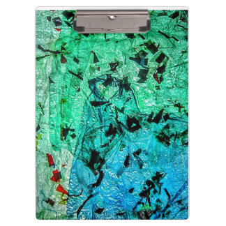 Porte-bloc Porte-documents abstrait, couleur de plastique rec