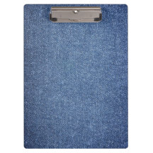 Porte-documents aspect denim