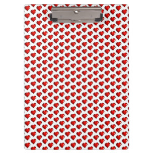 Porte-bloc Porte-documents Cœur Rouge Amour Mignon