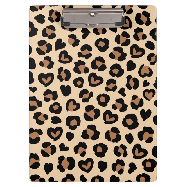 Porte-bloc Poster de animal, Léopard Brown, Spots de guépard, (Devant)
