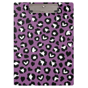 Porte-bloc Poster de animal, Léopard Violet, Spots De Cheetah