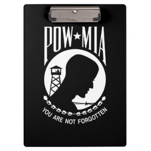 Porte-bloc POW MIA Héros militaires américains Prisonniers de