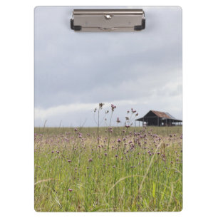 Porte-bloc Prairie rurale avec de l'herbe verte