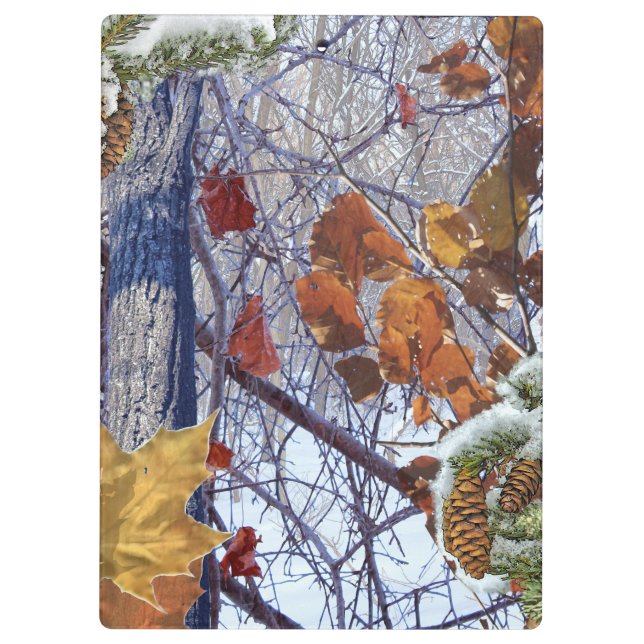 Porte-bloc Premier Camouflage hivernal de neige (Dos)