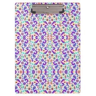 Porte-bloc Presse-papiers coloré avec un motif
