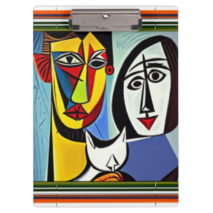 Porte-bloc Presse-papiers d'art abstrait