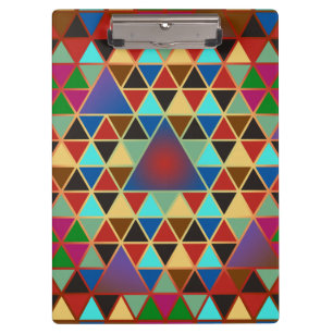 Porte-bloc Pretty triangle pattern III + your ideas