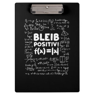 Porte-bloc Professeur Cadeaux Bleib Enseignant Positiv Math