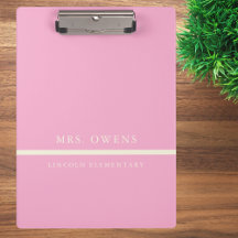Professeur Simple Professionnel Blush Pink