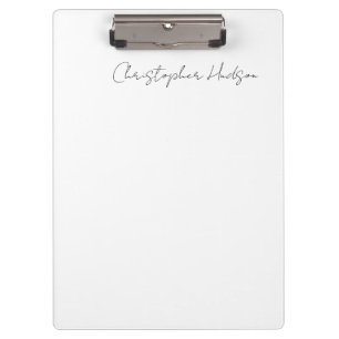 Porte-bloc Professionnel Blanc Plat Créatif Chic Calligraphie