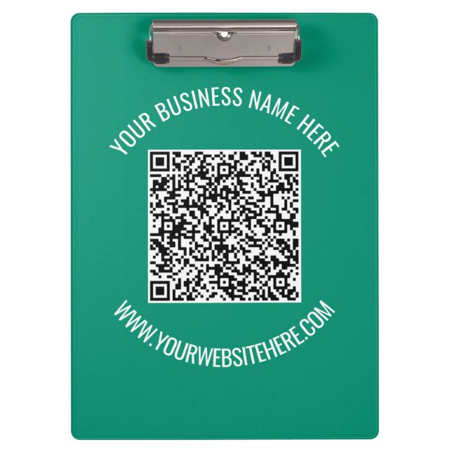 Porte-bloc QR Code et texte personnalisé Promotion moderne (Devant)