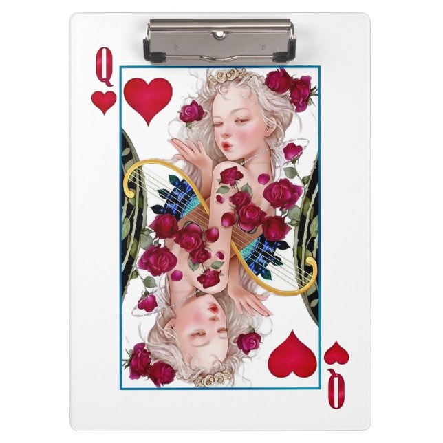 Porte-bloc Queen of Hearts Surdimensionné Graphisme, Jouer de (Devant)