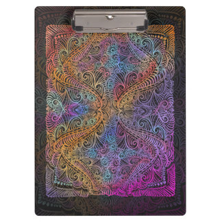 Porte-bloc Rainbow Kaleidoscope Mandala
