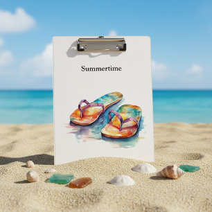 Porte-bloc Rainbow Reef Flip Flops, personnalisées
