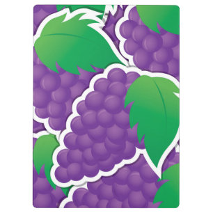 Porte-bloc Raisins violets funky