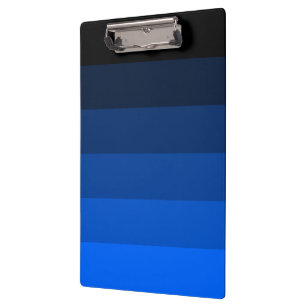 Porte-bloc Rayures Ombrées Bleu Noir