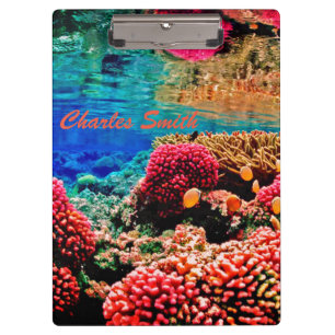 Porte-bloc Récif de corail océan sous-marin coloré