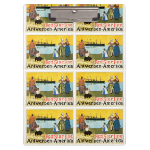 Porte-bloc Red Star Line ~ Antwerpen-Amerika