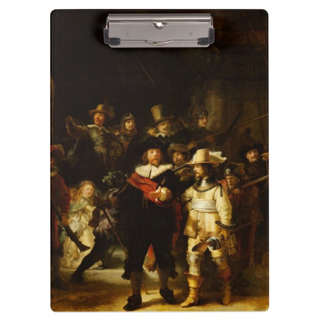 Porte-bloc Rembrandt Nightwatch Night Watch Peinture baroque (Devant)