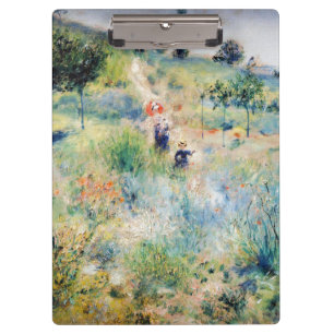 Porte-bloc Renoir - Chemin montant dans les hautes herbes