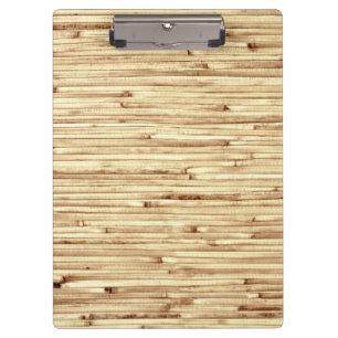 Porte-bloc Rétro motif en bambou beige de texture