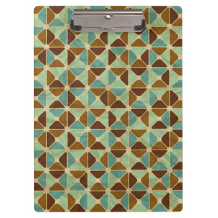 Porte-bloc Rétro motif géométrique 2