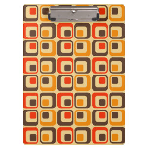 Porte-bloc Rétro Squares Pattern