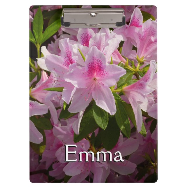 Porte-bloc Rose Azalea Bush printemps floral (Devant)