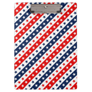 Porte-bloc Rouge, Blanc & Bleu Patriotique USA Étoiles et Ray