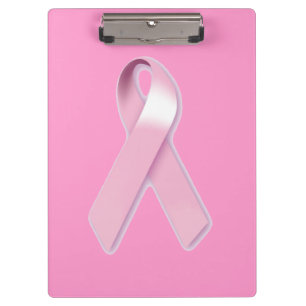 Porte-bloc Ruban rose de Cancer