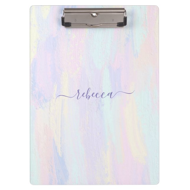 Porte-bloc Rubriques de peinture Pastel (Devant)