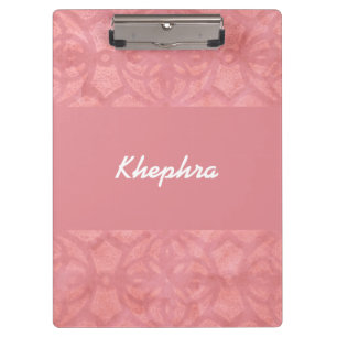 Porte-bloc Ruddy Pink Batik Nom