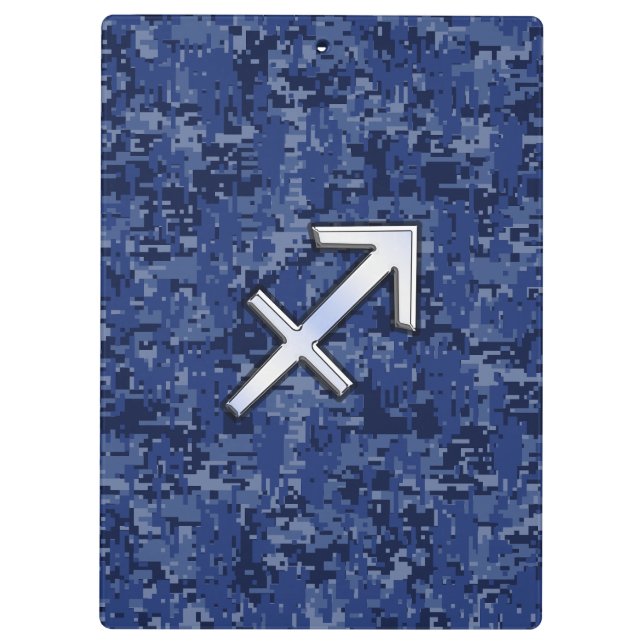 Porte-bloc Sagittarius Zodiac Connexion Camo numérique de mar (Dos)