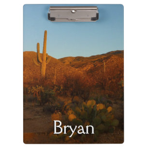 Porte-bloc Saguaro Sunset I Arizona Désert Paysage