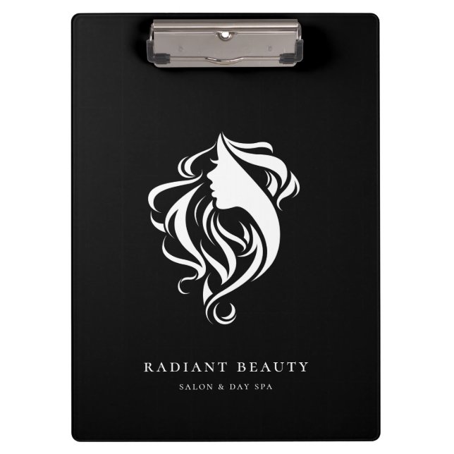 Porte-bloc Salon moderne Silhouette féminine Noir (Devant)