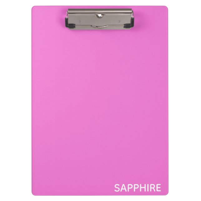 Porte-bloc Sapphire pink colour (Devant)