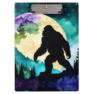 Porte-bloc Sasquatch Pleine lune sur la montagne II