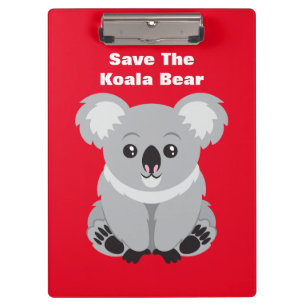 Porte-bloc Sauvez L'Ours Koala