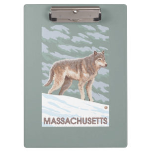 Porte-bloc Scène de MassachusettsWolf