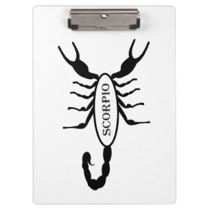 Porte-bloc Scorpio noir Scorpion étoile