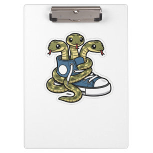 Porte-bloc Serpents sur chaussures