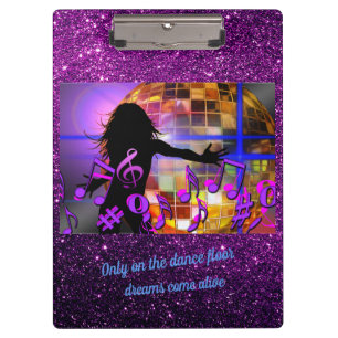 Porte-bloc Seulement sur le Dance Floor