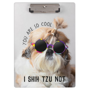 Porte-bloc Shih Tzu Pas amusant mignon amoureux de les chiens