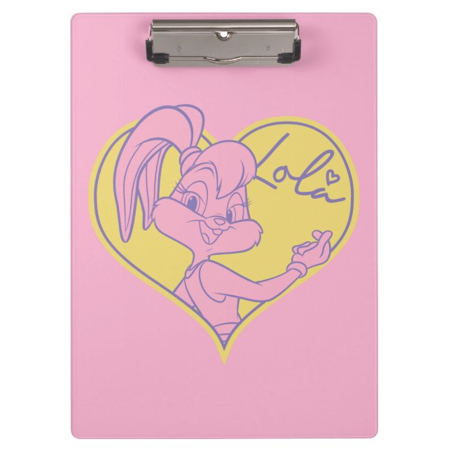 Porte-bloc Signature Lola Heart (Devant)