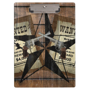 Porte-bloc SIGNE Recherché Rustique Texas Star Western Double